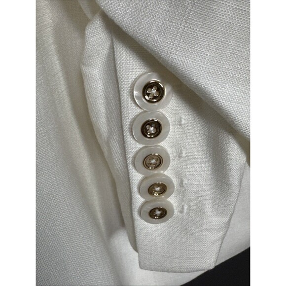NWOT Veronica Beard Hollis Dickey Size 12 Single-Breasted Jacket in Off White - Picture 13 of 14